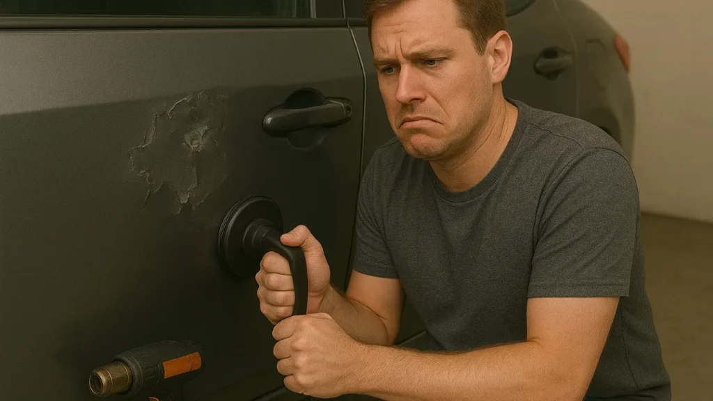 DIY dent repair risks shown